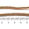 Electroplated Synthetic Non-magnetic Hematite Beads Strands G-M095-C01-05KCG-4