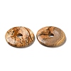 Natural Picture Jasper Pendants G-P532-01A-27-2