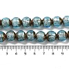 Handmade Gold Sand Lampwork Beads Strands LAMP-P062-01E-5