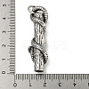 316 Surgical Micro Pave Cubic Zirconia Stainless Steel Pendants STAS-Z073-60AS-01-3