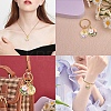 16Pcs 4 Styles Rack Plating Alloy Enamel Pendants ENAM-YW0005-70-6