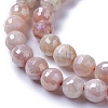 Electroplate Natural Sunstone Beads Strands G-F627-03-C01-3