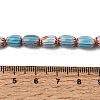 Handmade Millefiori Glass Oval Beads Strands LK-Z001-02A-04-4