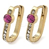 304 Stainless Steel Oval Hoop Earrings EJEW-B109-02G-08-1