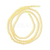 Transparent Glass Beads Strands GLAA-C019-01A-10-2