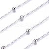Brass Flat Oval Cable Chains CHC018Y-NFK-3