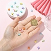 21Pcs 7 Colors Spray Painted Alloy Beads FIND-YW0012-67-3