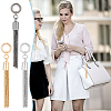 3 Sets 3 Colors  Alloy Keychain Tassel Chain Pendant Decoration HJEW-UN0001-25-6