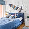 12Pcs 3 Styles Mediterranean Style Natural Wood Pendant Ornaments AJEW-PH0001-55-7