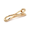 Alloy Alligator Hair Clips AJEW-A061-01D-G-2
