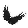 Angel Wing Polyester Embroidery Lace Appliques DIY-WH0034-41A-2