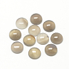Natural Gray Agate Cabochons X-G-R416-8mm-15-1