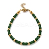 304 Stainless Steel Beaded Bracelets for Women BJEW-M056-06G-3