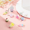 DIY Imitation Food Key Chain Making Kit DIY-SC0018-32-5