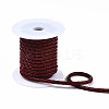 Braided Cowhide Leather Cord NWIR-N005-01A-5mm-4