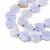Natural Blue Lace Agate Beads Strands G-NH0001-E01-01-4