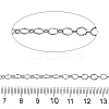 Brass Oval Link Chains KK-P295-56B-P-2