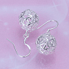 Ball Brass Dangle Earrings EJEW-BB11836-2