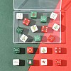 20Pcs Christmas Printed Opaque Acrylic Beads OACR-FS0002-53B-6
