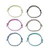 6Pcs 6 Colors Adjustable Polyester & Spandex Cord Bracelets for Men Women BJEW-JB12092-2