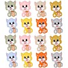 16Pcs 8 Colors Cartoon Squirrel Silicone Beads JX713A-1