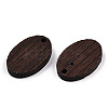 Natural Wenge Wood Pendants WOOD-T023-85A-01-3