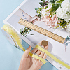 10 Yards Polyester Pleated Lace Trim OCOR-WH0080-93B-3