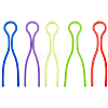110Pcs 5 Colors Plastic Bobbin Thread Holders FIND-CY0001-11-6