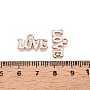 Valentine's Day Theme Alloy Enamel Pendants ENAM-T020-50D-02-3