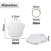 60Pcs 2 Style Aluminum Alloy Pendants ALUM-BC0001-63A-2