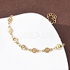 304 Stainless Steel Chain Bracelets BJEW-P376-04G-2