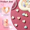 24Pcs 6 Colors Acrylic Imitation Pearl Beads OACR-CJ0002-49-2