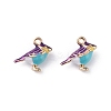 Alloy Enamel Pendants LS-ENAM-R149-08B-G-1