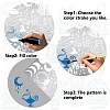 Magic Theme Stainless Steel Metal Cutting Dies Stencils DIY-WH0289-085-3