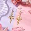 Stainless Steel Dangel Earrings EJEW-JE05771-01-4