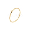 1/20 Yellow Gold Filled Stackable Rings Settings with Peg KK-Z116-01G-02-2
