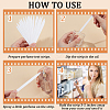 150Pcs 3 Styles Flower Round Perfume Paper Test Strips AJEW-CP0007-83-6