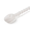 Oval Shape Silicone Cable Zip Ties X-AJEW-C034-03-3
