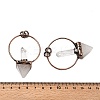 Natural Mixed Gemstone Pyramid Big Pendants G-B149-03R-4