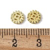 Brass Micro Pave Cubic Zirconia Beads KK-D324-11G-01-2