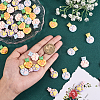 40Pcs 4 Style Opaque Resin Cabochons RESI-CJ0002-25-6