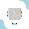 Velvet Jewelry Pouches TP-WH0012-05B-2