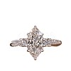 Brass Micro Pave Clear Cubic Zirconia Finger Rings FS-WG5249E-05-5