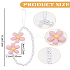 1Pc Acrylic Mobile Straps HJEW-LP0002-19A-2