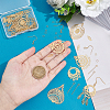 DIY Filigree Dangle Earring Making Kit DIY-UN0003-49-5