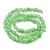 Natural Dyed White Jade Beads Strands G-C179-A6mm-05-3