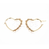 Long-Lasting Plated 304 Stainless Steel Wire Wrapped Hoop Earrings LS-EJEW-D250-01B-G-2