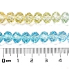 Transparent Painted Glass Beads Strands DGLA-A034-T6mm-A13-3