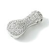 Rack Plating Brass Cubic Zirconia Pendants KK-S378-02P-I-2