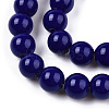 Opaque Solid Color Glass Beads Strands LS-GLAA-T032-P8mm-03-2